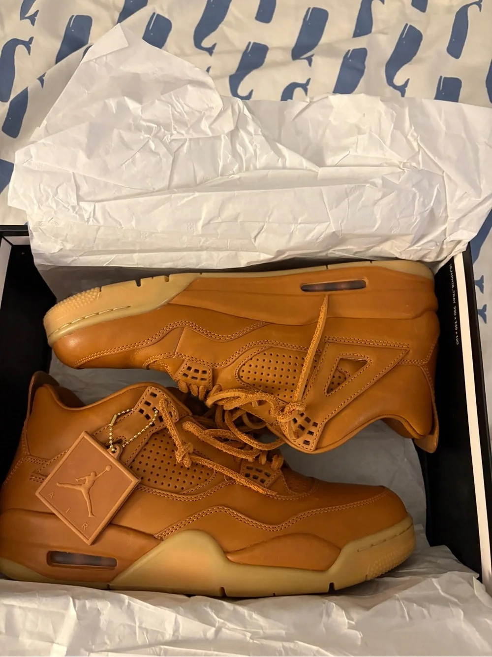 Air Jordan 4 premium Ginger Wheat Size 10.5 Used in Great Condition Og All.
